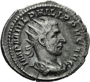 PHILIPPUS ARABS ANTONINIAN ROME VICTORY SIEG SN921