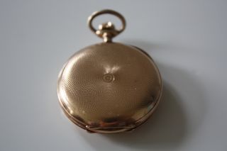 Antike Damen Sprungdeckeluhr/ Taschenuhr 585 Gold ( um 1900 )