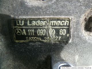 Mercedes Benz CLK W208 Cabrio Lader Eaton Kompressor A 1110900980 #C