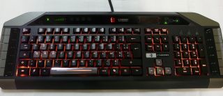Saitek Cyborg V.7 Gaming Keyboard USB AZERTY Gamer Tastatur