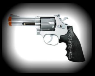 UHC .357 4 Airsoft Revolver Spring Pistol 933S Silver
