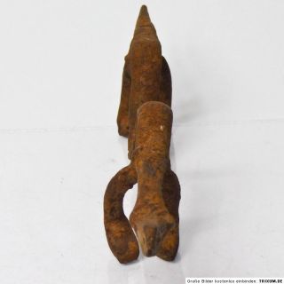 1703 Dogon Eisen Iron Ritual Figur figure Eidechse lizard Mali Afrika