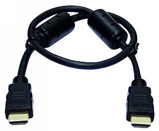 HDMI Kabel vergoldeten Kontakte McVoice 19 Pol Stecker   Stecker 1,0m