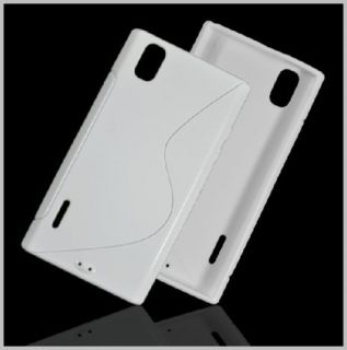 Rubber Case Weiss Für LG P 940 Prada 3.0 Handy Schutz Hülle Silikon
