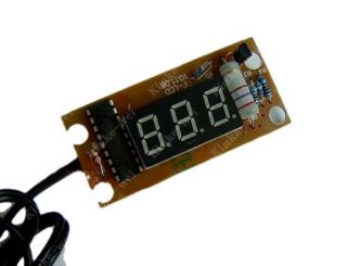 Digital Voltmeter Spannungsmesser LCD Auto 12V/24V