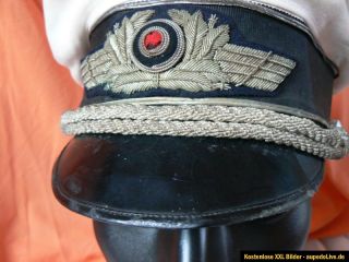 WWII Luftwaffe Flieger Fallschirmjäger Schirmmütze Sommer Offizier