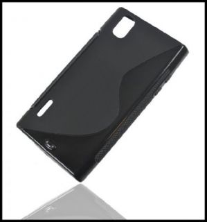 Rubber Case Schwarz Tasche LG P 940 Prada 3.0 Handy Schutz Hülle
