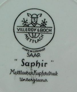 Villeroy & Boch Saphir   Tortenplatte