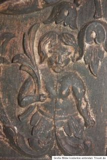 RENAISSANCE 16 17.Jh.Antike Vertafelung Holz Relief Paneel Panneau