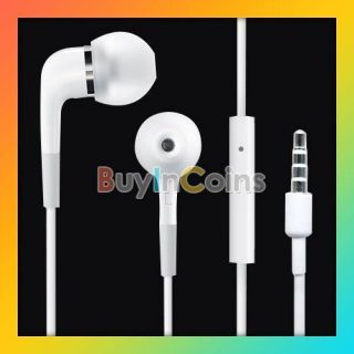 In Ear Headphone w/ Mic Earphone 4 iPhone 3G i Pod MP3