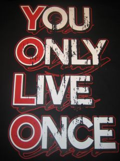 Retro YOLO YOU ONLY LIVE ONCE The Motto Adult Humor Drake YMCMB Y.O.L