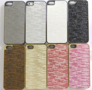iPhone 5 Cover METALLIC GOLD CHROM LOOK schale HÜLLE CASE strass gold