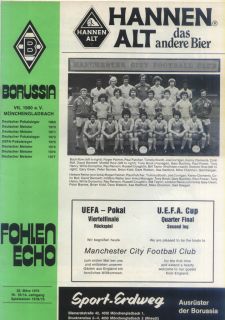 UEFA   EC III 78/79 Borussia Mönchengladbach   Manchester City