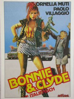 Cinema 991 Filmkarte Total irre oder Bonnie und Clyde auf italienisch