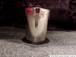 Antik Antiker Silberbecher Silber Punziert um 1900