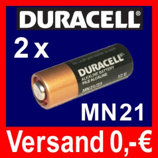 2x Batterie 12V A23 23A LR23A MN21 V23GA DURACELL°