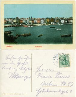 Seepost Hamburg Helgoland 1910