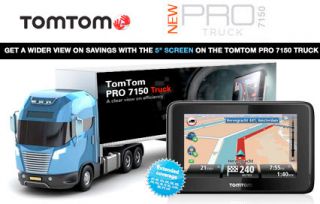 2012 TomTom Go 7150 Pro Truck Navigation For HGV Vehicles Now with a 5
