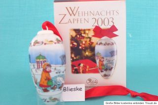 Hutschenreuther Weihnachtszapfen Porzellan ab 1998   Einzelverkauf div