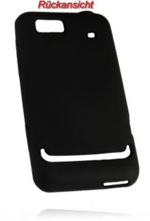 Schwarz Silikon Case Tasche für Motorola Motoluxe Hülle Handytasche