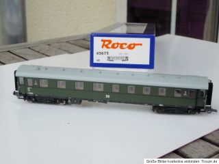 Roco 45675 Altbau Schnellzugwagen AB4üpe 1./ 2.Klasse der Ep.3 DR wie