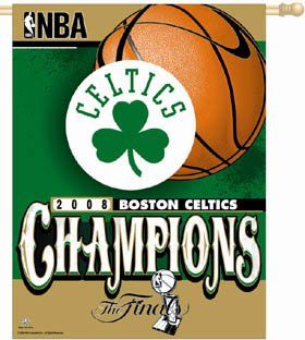 Boston Celtics 2008 NBA Champions Banner Sports