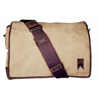 Navali Mainstay Canvas and Leather Messenger Bag Clothing