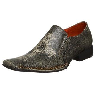 Robert Wayne Mens Rome Slip On,Grey,16 M: Shoes