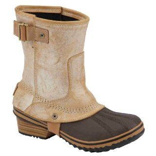  Sorel Womens Slimpack Riding Short Boots   Curry 9.5 Shoes