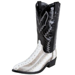 Water Snake 13 Genuine Watersnake Boot,Black/White,8.5 EW US Shoes