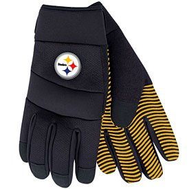 Pittsburgh Steelers Work Gloves: Clothing