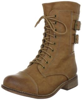 22 Womens Ladies Adrienn Tan Lace up Fleece Lining Ankle Boot Shoes