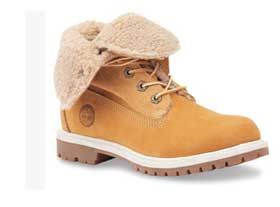 Timberland Womens Teddy Fleece Ankle Boot Shoes