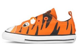 Chuck Taylor All Star Orange Tiger Simple Slip Infants 3 Shoes