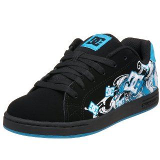 DC Womens Pixie Fairy Sneaker,Black/Turquoise,10 M Shoes