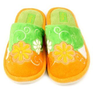 Soft Cushion Indoor Outdoor Rubber Sole Slippers Green L 9 10: Shoes