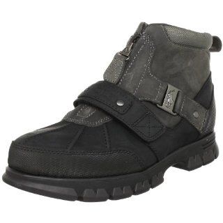  Polo Ralph Lauren Mens Hopkins Boot,Grey/Black,11 M US Shoes