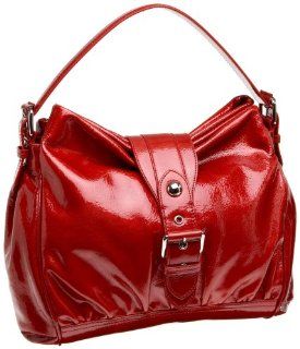  Moschino Cheap and Chic Giada Shoulder Bag,Rosso,one size: Shoes