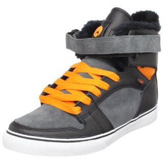 Rhyme Rmx Shr Skate Shoe,Black/Charcoal/Orange/Sherling,13 M US Shoes