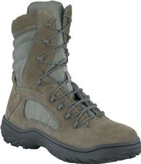 Full Fusion Sage Green Steel Toe 8 inch Tactical Boot 14 M: Shoes