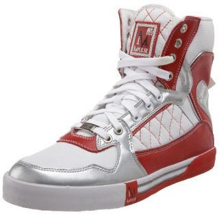 Steeple Gate Mens P12076 0 High Top Sneaker,White/Red,14 M US Shoes