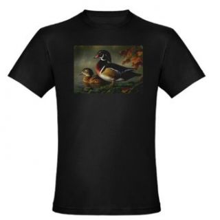 Artsmith, Inc. Org Mens Fitted T Shirt Drk Wood Ducks