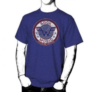 Weezer   Rock Music Adult T Shirt In Heathr Royal, Size