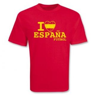 I Heart Espana Soccer T Shirt Clothing