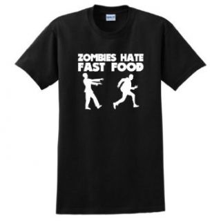 Zombies Hate Fast Food Short Sleeve T Shirt Apocalypse
