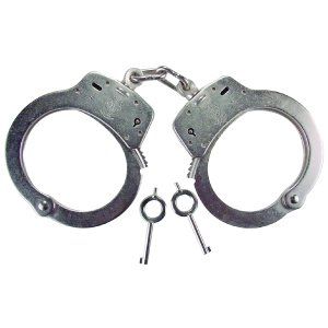Smith & Wesson Silver Nickel Linked Handcuffs Sports