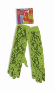 F62923 (Ladies, Neon Green) Lace Neon 80s Gloves