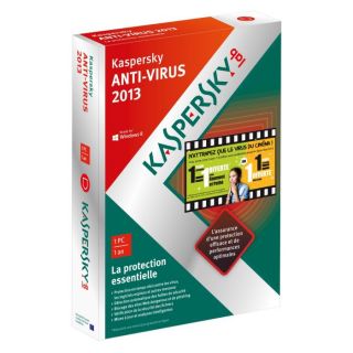 Antivirus 2013 1 Poste / 1 An   Achat / Vente ANTIVIRUS Antivirus 2013