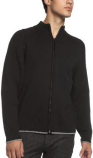 Alex Stevens Mens Full Zip Body Tracing Sweater,Black