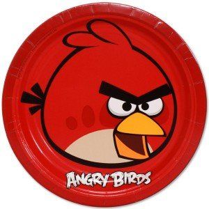Angry Birds Party Supplies Lunch Plates 8 pack: Toys